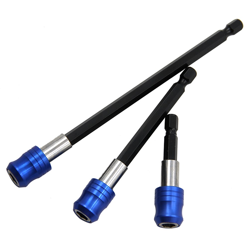 1/4 Inch Blue Hex Shank Automatic lock Screwdriver Bit Extension Rod Quick Release Magnetic Lengthen Batch Head Rod 60mm 100mm 150mm 2025 - $12.99 –P7