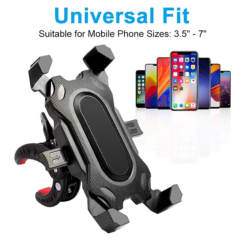 Bicycle Phone Holder Anti-Slip Universal Mobile Smart Phone Bike Mount Bracket Electric Scooter Motorcycle Cell Phone Support 2026 - $14.99 –P2