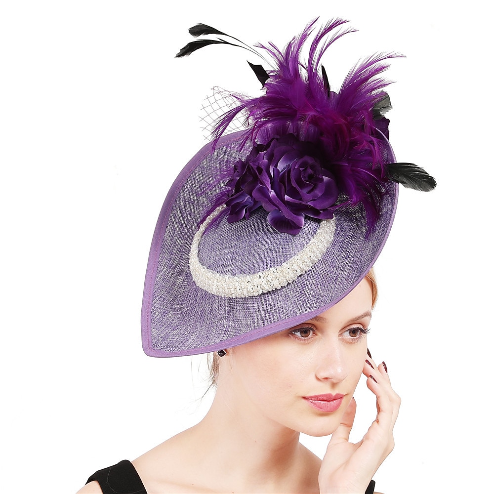 Elegante Retro Antiguo Tocados Ropa de Fiesta Sombrero fascinador Disfraz Mujer Mascarada Fiesta / Noche Despedida de Soltera Adulto Para la Cabeza 2026 - $37.99 –P15