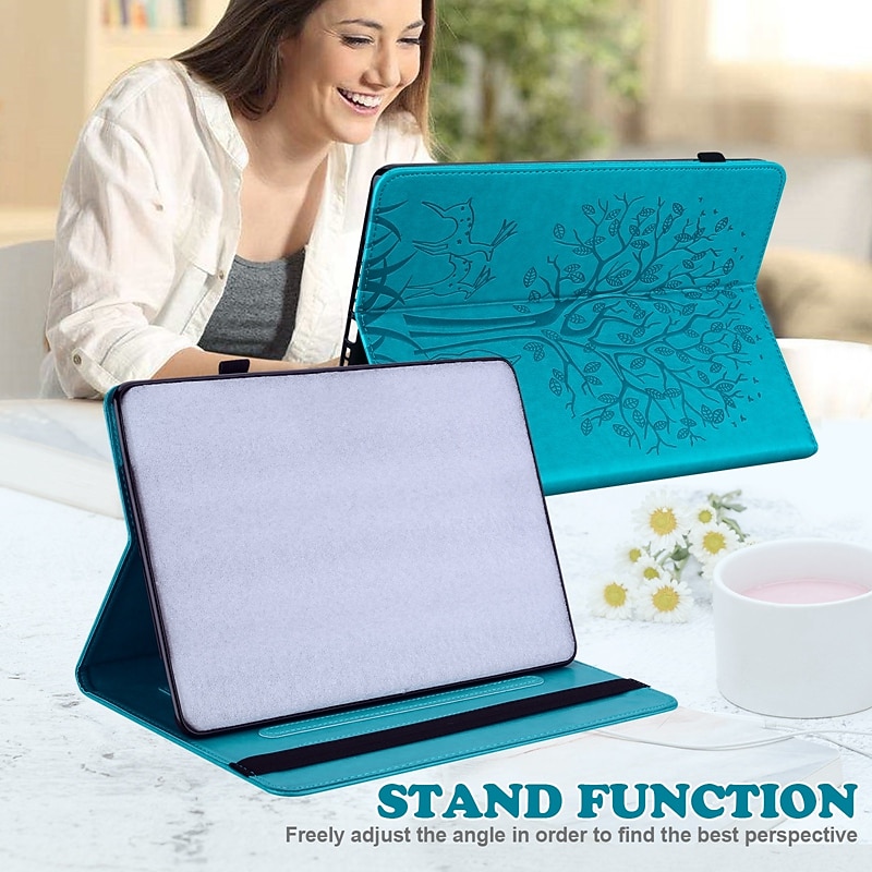 Tablet Case Cover For Samsung Galaxy Tab S8 11'' S7 11'' S6 Lite 10.4" A8 10.5'' A7 10.4'' A 8.0" 2022 2020 2019 with Stand Holder Flip Pencil Holder Flower TPU PU Leather 2025 - $12.99 –P6