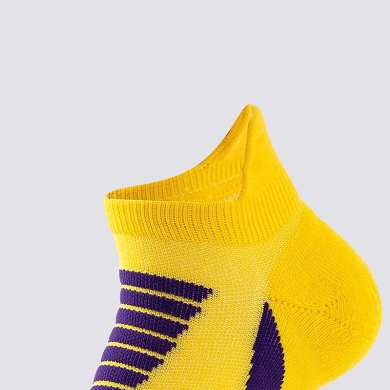 Herr Strumpor Cykelstrumpor Utomhusträning Cykel / Cykelsport Andningsfunktion Mjuk Svettavvisande 5 par Rand Polyester Nylon Violett Svart Vit En Storlek / Elastisk 2025 - $16.49 –P8