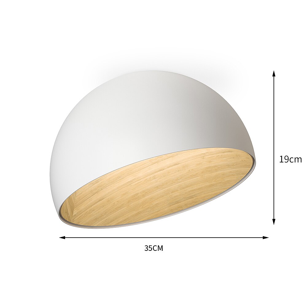 38 cm plafoniera dimmerabile in stile nordico led alluminio sala da pranzo soggiorno camera da letto 220-240v del 2025 a $403.19 –P2