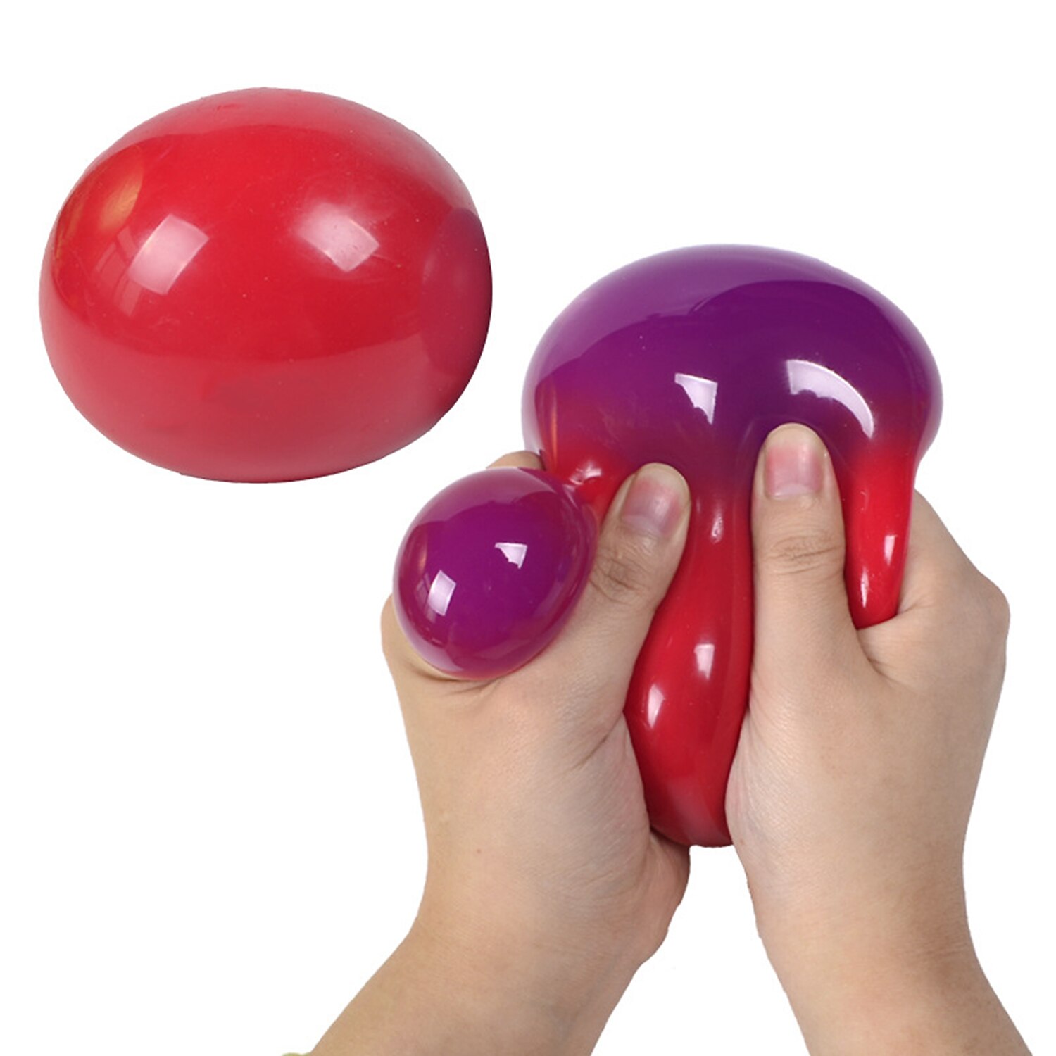 Paquete De 4 bolas de destino de bola Fluorescente seguro Adhesivo Para Pared Techo Niños Regalo de Navidad 