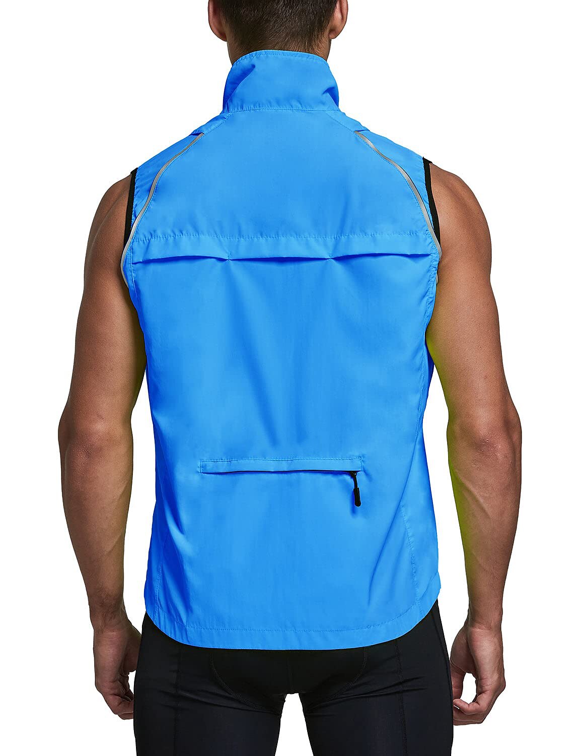 Acquista Gilet da ciclismo da uomo Gilet ad alta visibilità Gilet estivo  senza maniche riflettente per abbigliamento sportivo da bici Alta visibilità