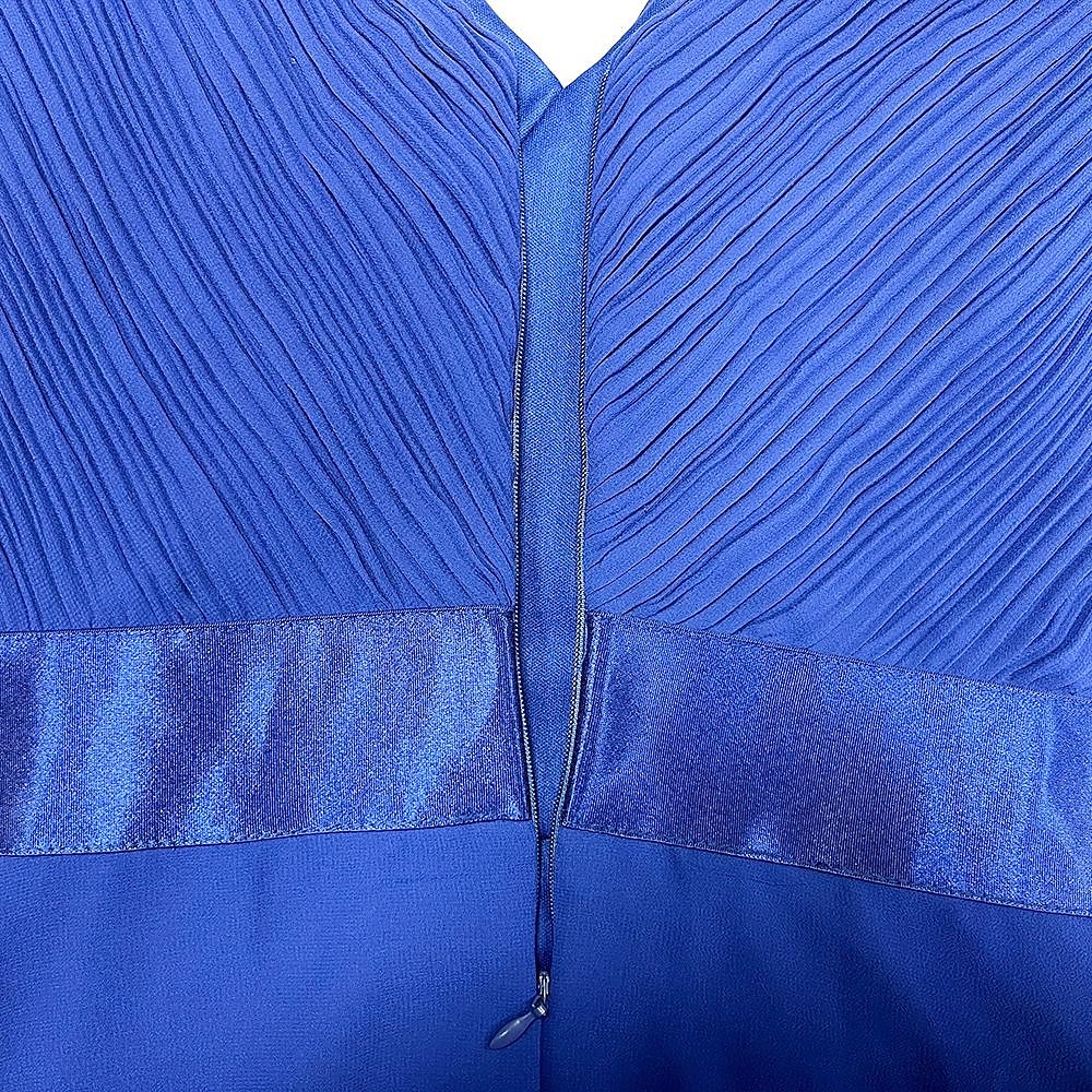 Abito da sera A-Line Abito Impero Ospite di nozze Formale Serale Lunghezza sul pavimento Maniche corte Collo a V Abito da damigella Chiffon V retro con rouches a tinta unita 2025 del 2025 a $96.99 –P5