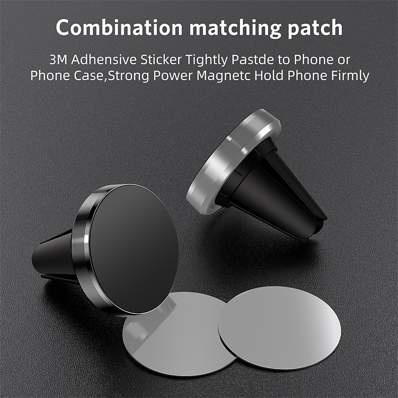 UIGO Magnetic Phone Holder for Redmi Note 8 Huawei in Car GPS Air Vent Mount Magnet Stand Car Mobile Phone Holder for iPhone 11 2025 - $11.99 –P4