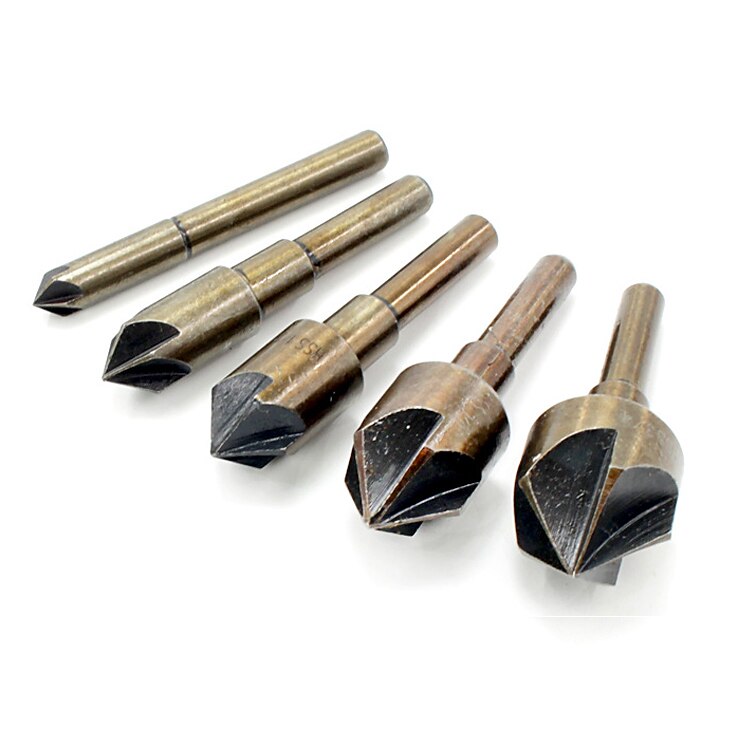 5 pc britannique cuisson jaune en acier à grande vitesse poignée ronde chanfrein à cinq bords pour le travail du bois de 2025 ? $19.99 –P1