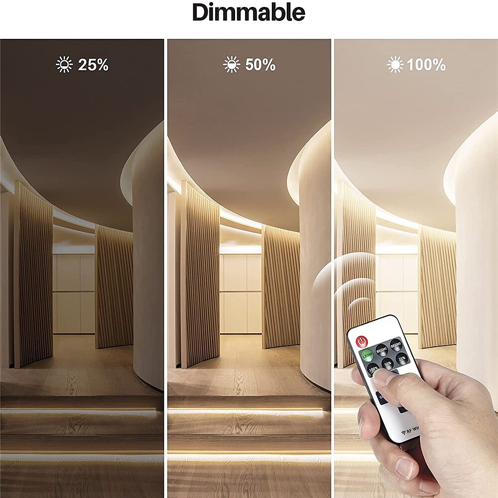 2~5m COB LED Strip Ligh 640/960/1600 LEDs 10mm Warm White Red Blue Yellow 12V for Under Cabinet Vanity Mirror Bedroom Kitchen 2025 - $33.99 –P8