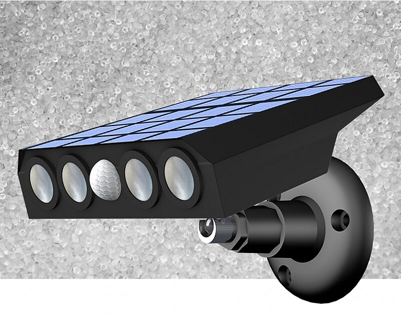 lumière d'inondation solaire intelligente 4led porche lumière réverbère extérieur pour jardin cour escalier étape clôture éclairage décoratif de 2025 ? $29.99 –P8