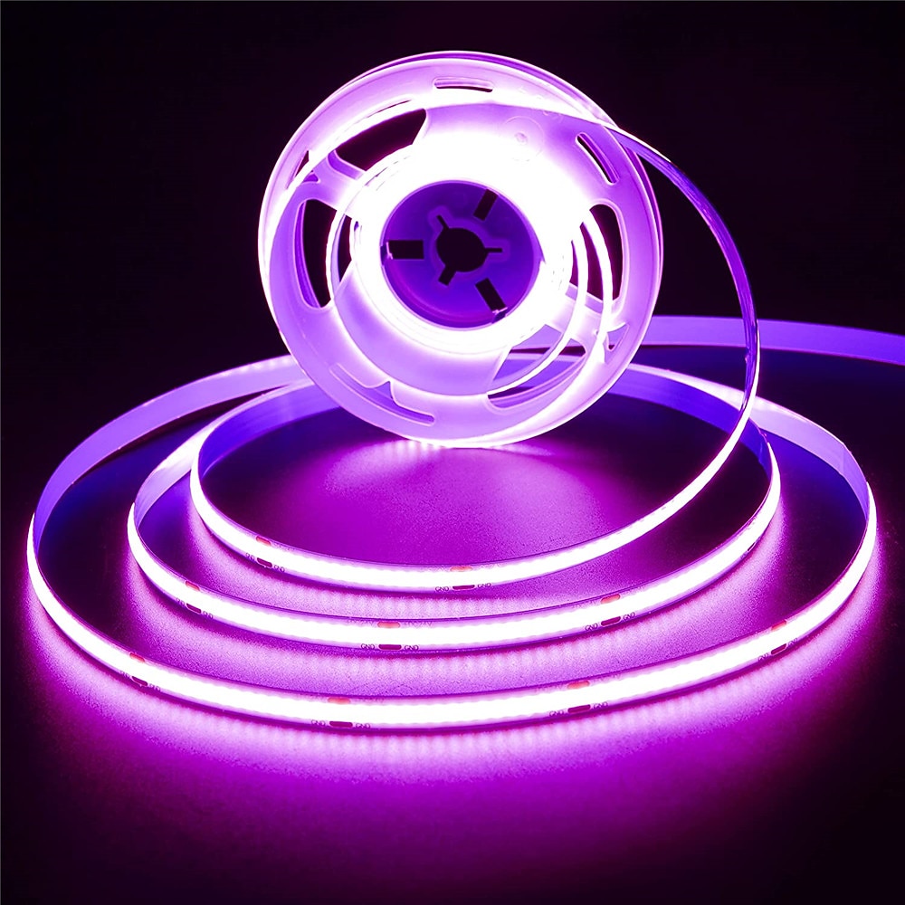 2~5m cob led-nauhavalo 640/960/1600 ledit 10mm lämmin valkoinen punainen sininen keltainen 12v kaapin alle meikkipeili makuuhuone keittiö 2025 - $33.99 –P3