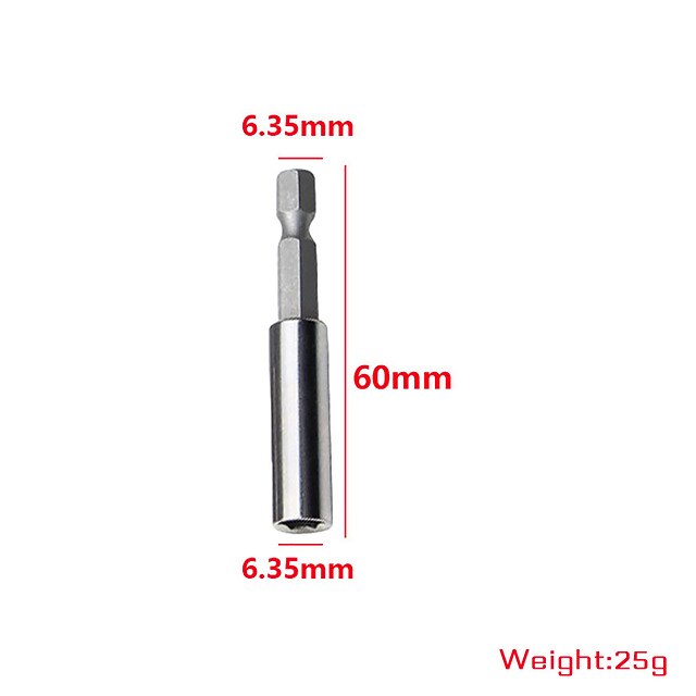 Hex Rod Shank Screwdriver Extension 1/4 Magnetic Quick Change Extension Long Handle Screwdriver Tip Holder Hand Tools Socket 2025 - $7.99 –P5