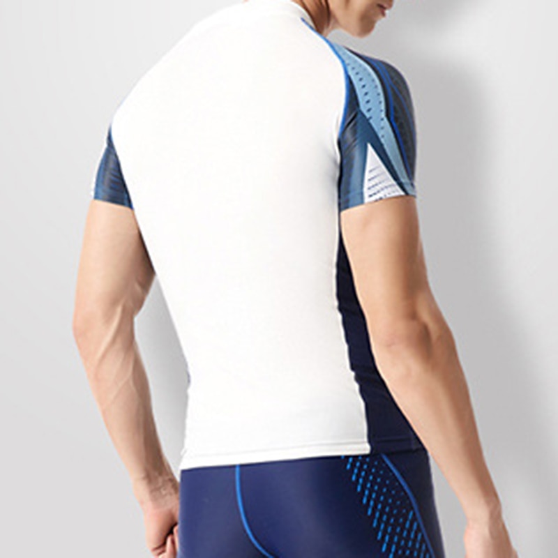 Homme Maillot Anti UV Tee-shirt de Baignade Protection solaire UV UPF50+ Séchage rapide Manches Courtes Tee-shirts anti-UV, tops thermiques Top Natation Surf Plage Sports nautiques Imprimé Eté de 2025 ? $32.99 –P6
