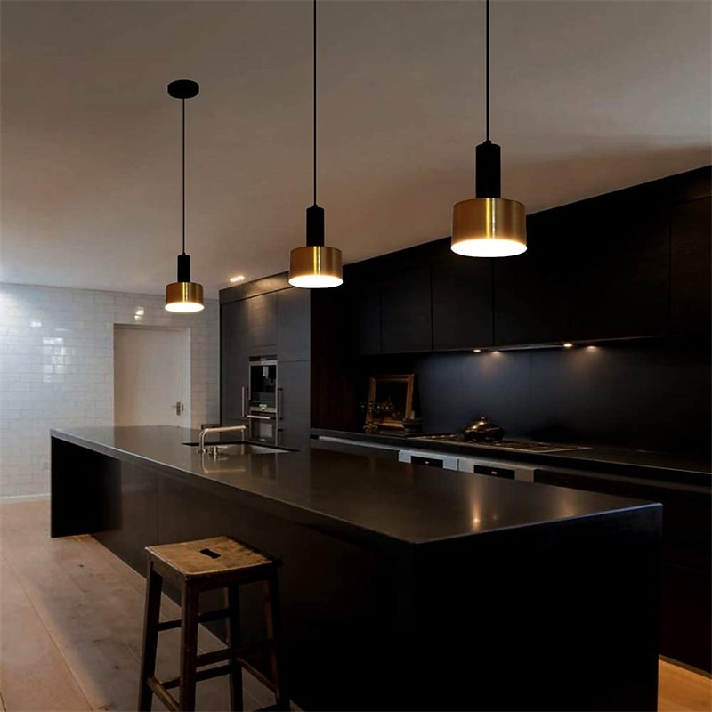 12 cm lampa wisząca led lampa wyspowa styl skandynawski metal styl nowoczesny stylowy złoty artystyczny nowoczesny 220-240v 2026 - $40.99 –P5