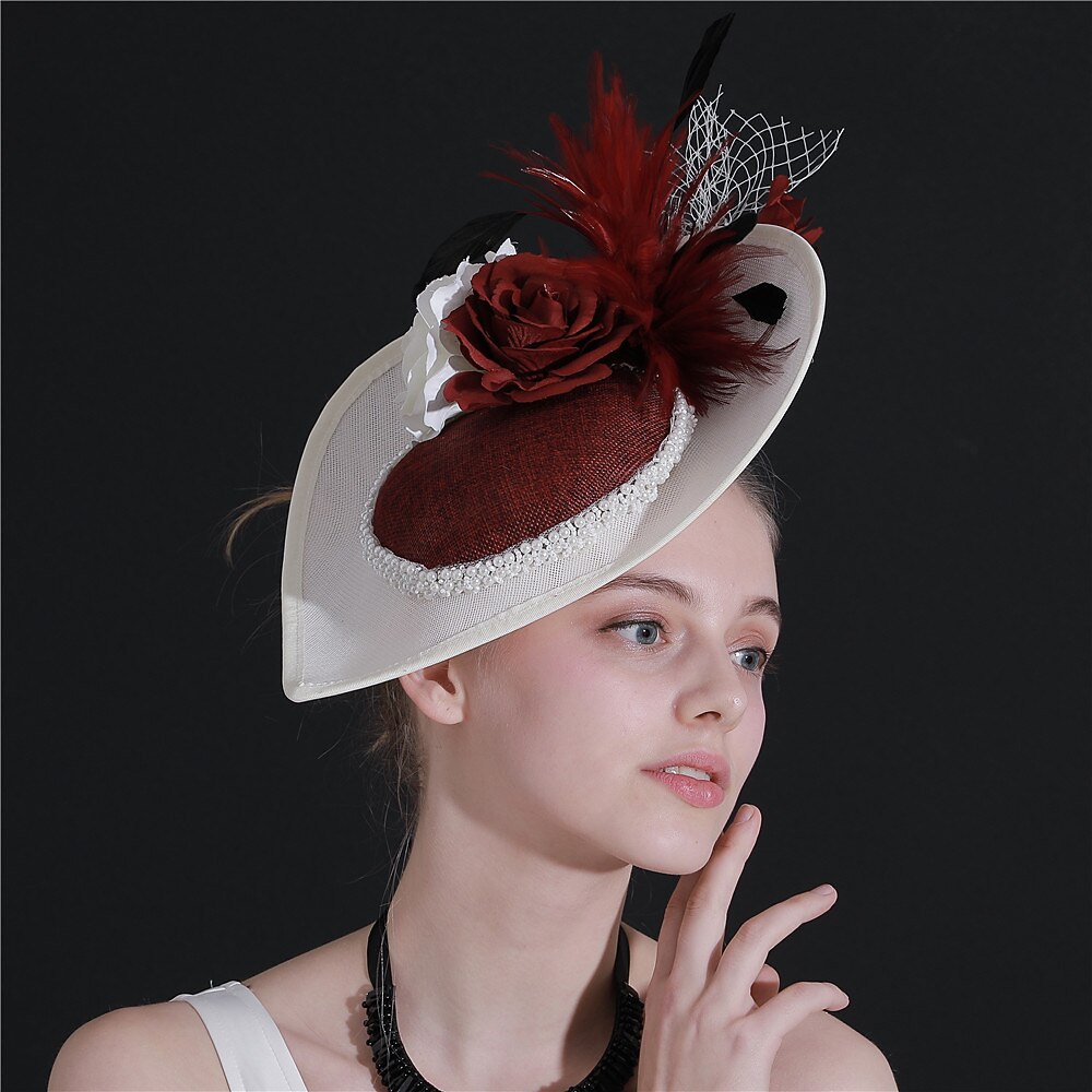 Elegante Retro Antiguo Tocados Ropa de Fiesta Sombrero fascinador Disfraz Mujer Mascarada Fiesta / Noche Despedida de Soltera Adulto Para la Cabeza 2026 - $37.99 –P5