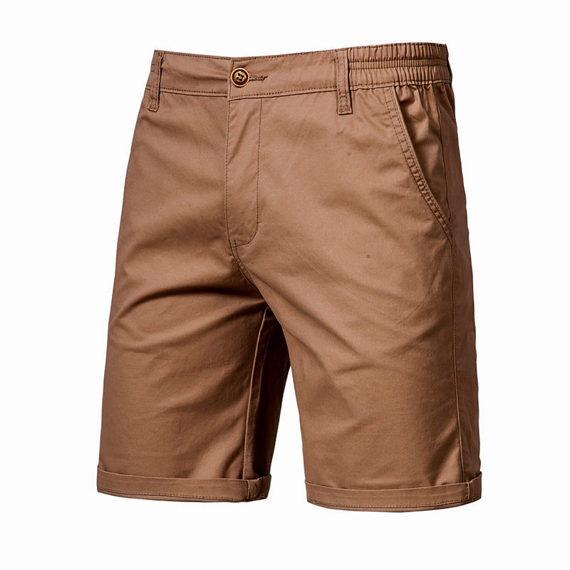 Hombre Pantalón corto Pantalones cortos chinos Bermudas pantalones cortos de trabajo Bolsillo Cintura elástica Plano Comodidad Longitud de la rodilla Casual Diario Festivos Ropa de calle Elegante 2026 - $24.99 –P4