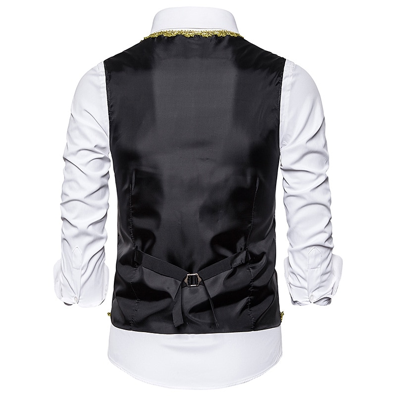Retrò Vintage Rococò Vittoriano Mascherata Gilet Principe Ricamo Costume Per uomo Mascherata Festa / Sera Carnevale di Venezia Adulti Gilet del 2026 a $41.99 –P6