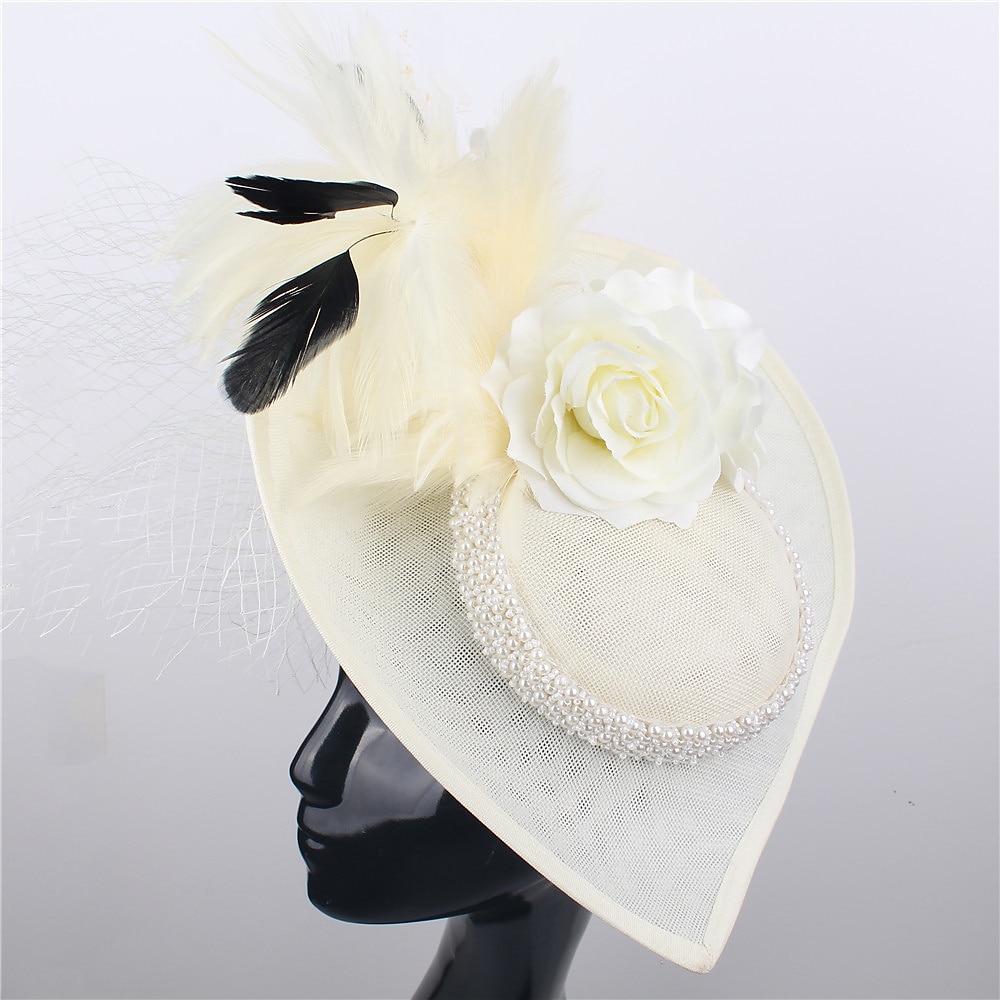 Elegante Retro Antiguo Tocados Ropa de Fiesta Sombrero fascinador Disfraz Mujer Mascarada Fiesta / Noche Despedida de Soltera Adulto Para la Cabeza 2026 - $37.99 –P19