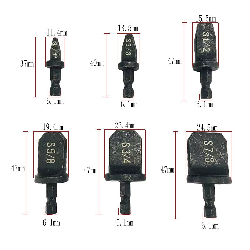 5/6pcs Expander Imperial Tube Pipe Expander Support for Air Conditioner Conditioning Swaging Tool 7/8 3/4 5/8 1/2 3/8 1/4 Inch 2025 - $21.99 –P2