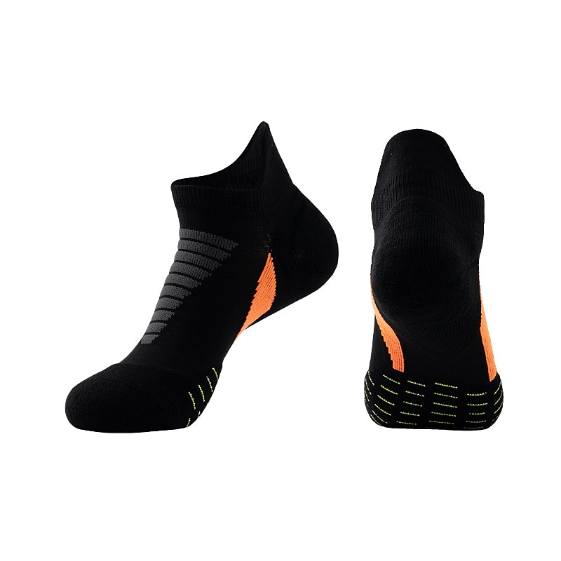 Herr Strumpor Cykelstrumpor Utomhusträning Cykel / Cykelsport Andningsfunktion Mjuk Svettavvisande 5 par Rand Polyester Nylon Violett Svart Vit En Storlek / Elastisk 2025 - $16.49 –P2