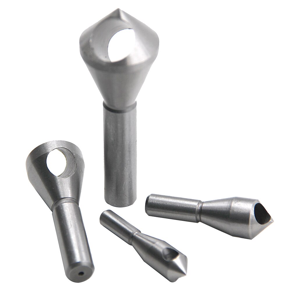 Set 4 bucăți 2-5-10 -15 -20 burghiu conic gaură conic tăietor din oțel cu cap înfundat burghiu de debavurat 2025 - $23.99 –P13