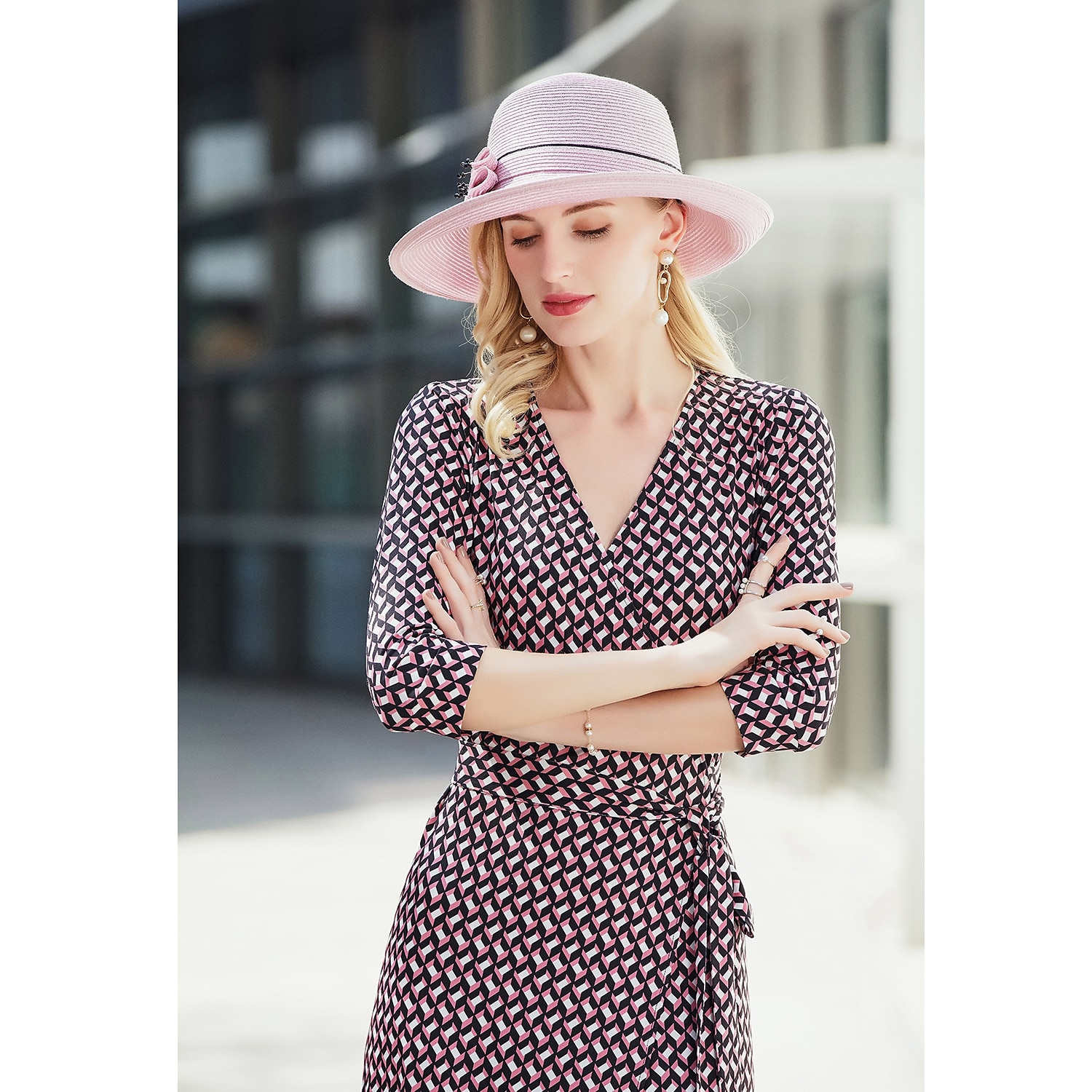 leuke Style Bruiloft Poly / katoenmix hoed met Sjerp / Lint / Veters / Gevlochten bandje 1 stuk Casual / Verjaardag / Melbourne Cup Helm 2025 - $49.99 –P3