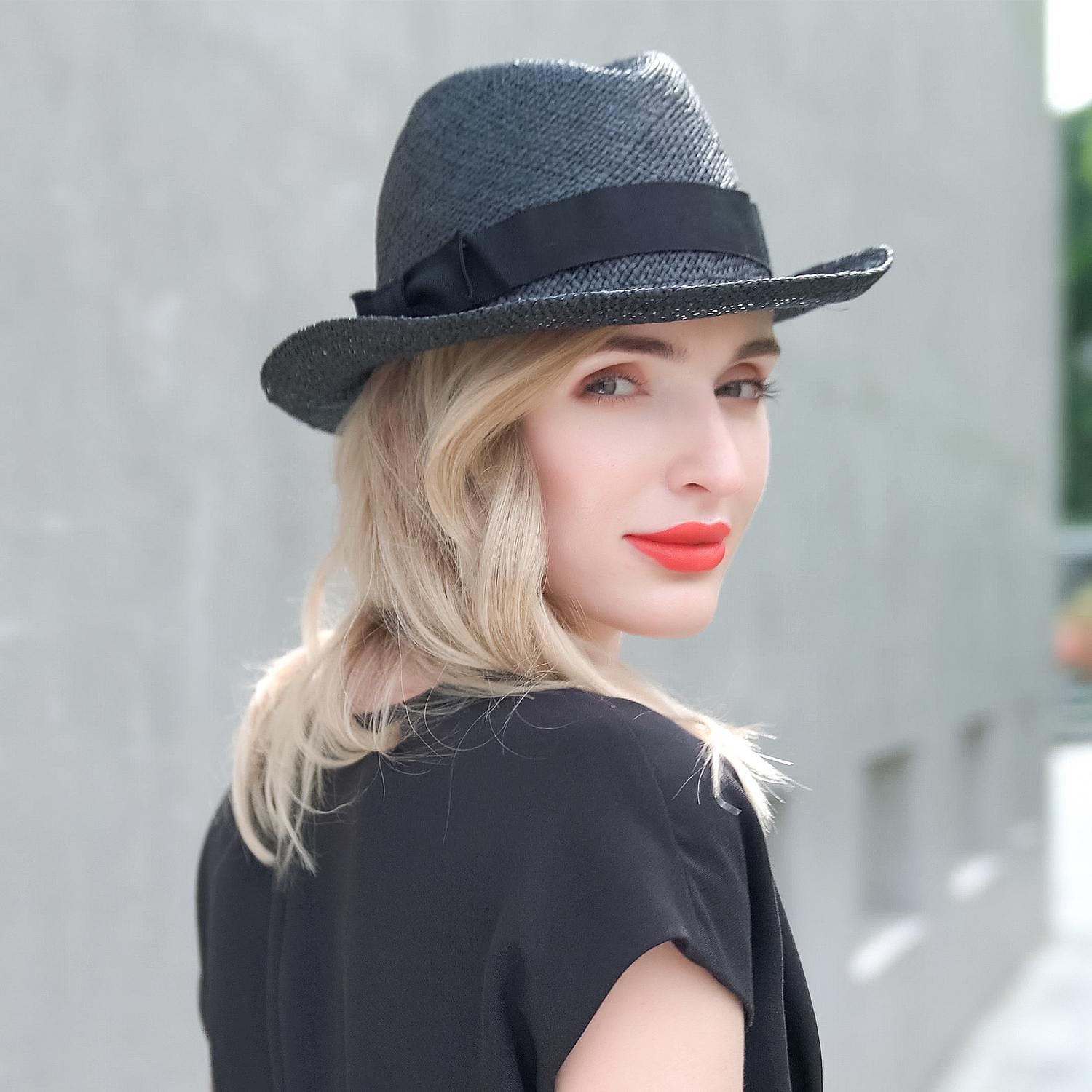 Elegant Beach Straw Hats with Pure Color / Satin Bowknot 1PC Party / Evening / Casual / Melbourne Cup Headpiece 2025 - $14.99 –P5