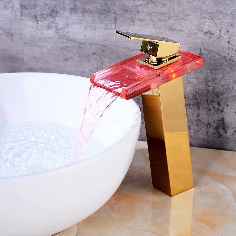 Robinet lavabo - Jet pluie Plaqué Set de centre Mitigeur un trouBath Taps / Laiton de 2025 ? $113.99 –P4