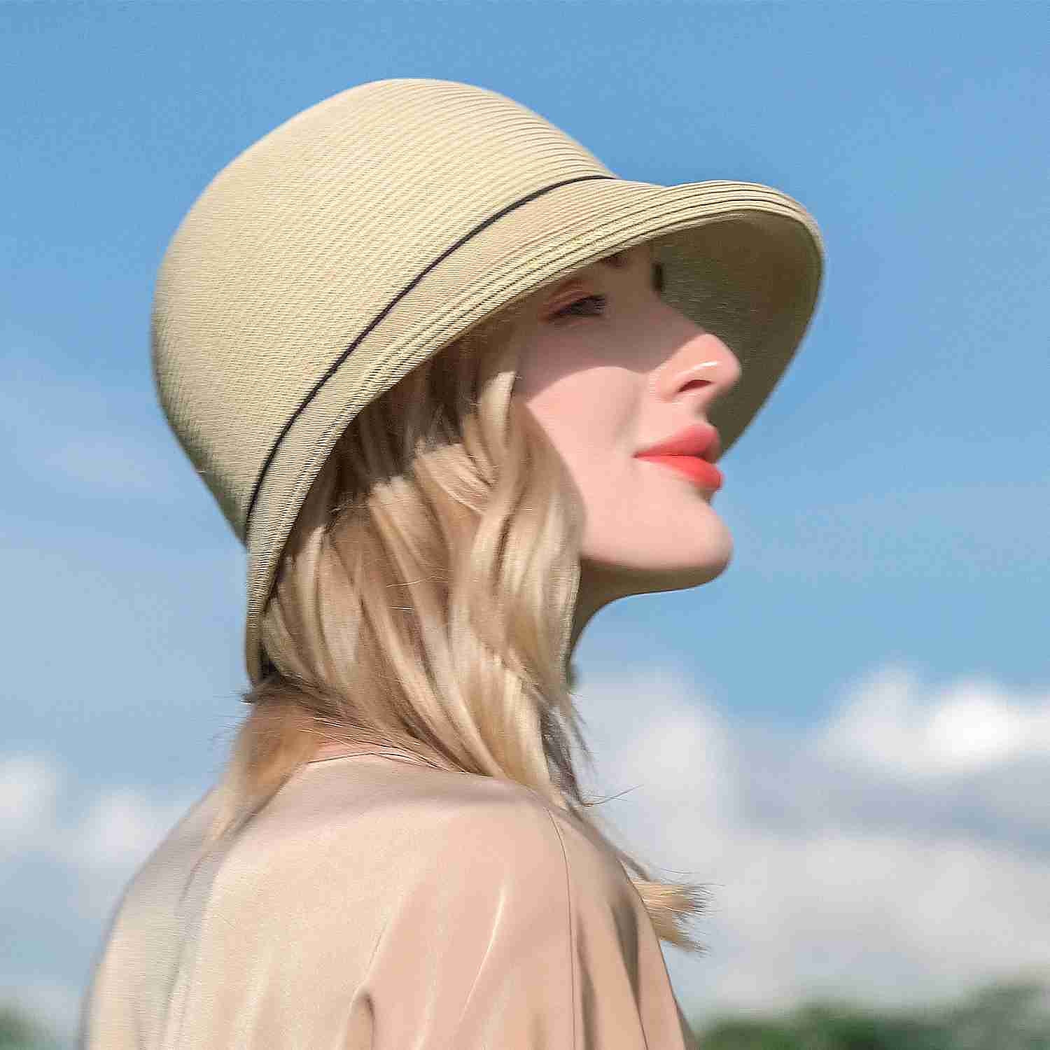 Bohemian Beach Straw Hats with Beading / Color Block 1pc Party / Evening / Casual Headpiece 2025 - $26.99 –P6