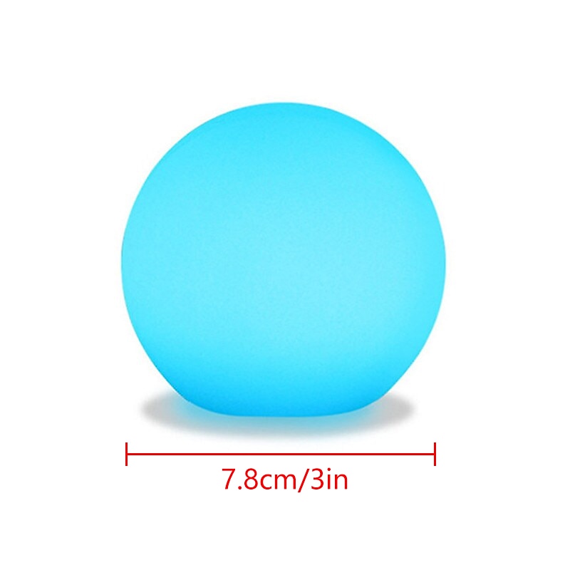 úszó medence lámpák 6db 2db 16 színváltós rgb led golyós lámpák ip67 vízálló 7,8cm-es pezsgőfürdő éjszakai lámpák medencejátékok 2025 - $16.99 –P1