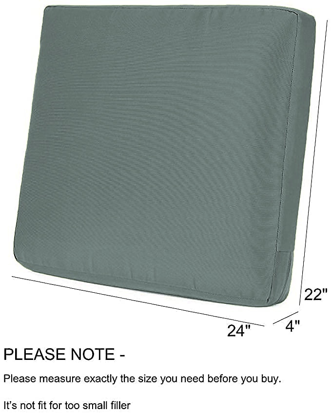 4 pcs Waterproof Seat Cushion Cover Outdoor Patio Garden Striped Water-Resistant Simple Square Zipper Traditional Classic Solid Color 2025 - $31.99 –P11