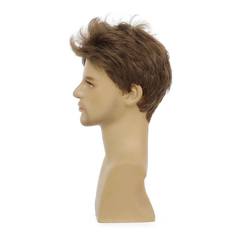 beskårne parykker for menn kortlagede naturlig syntetisk halloween cosplay-kostyme herreparykker 2026 - $21.99 –P10