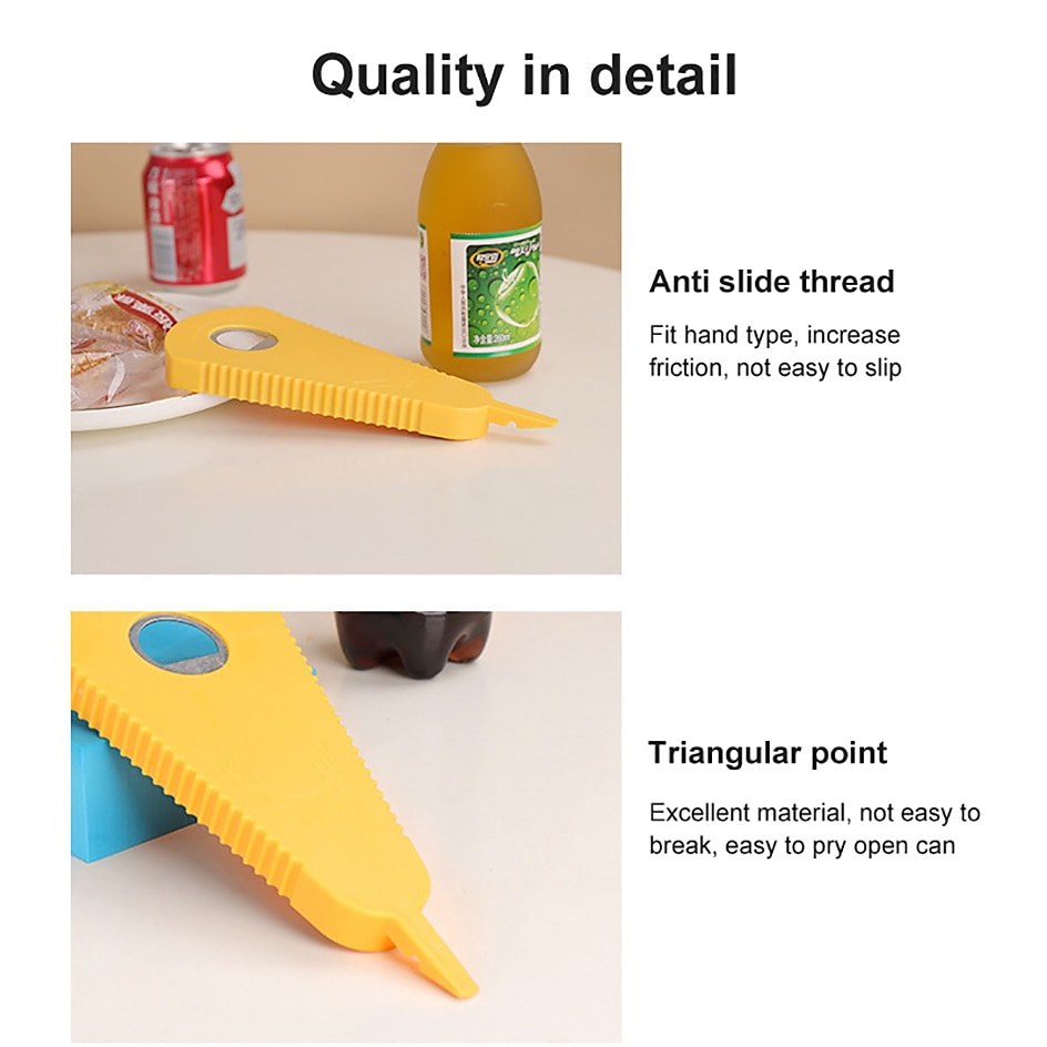 blikopener 5 in 1 multifunctionele potopener draai deksel snel openen koken dagelijks gebruik flesopener keukenaccessoires 2025 - $7.99 –P4