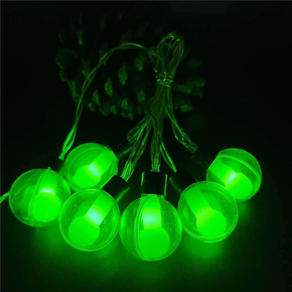 10M 60LED Wishing Ball String Lights 16-Color Full-Color Changing Light Bulb with Remote Control Timing Dimmable Christmas Fantasy Holiday Party Courtyard Garden Decoration USB EU US UK Plug 1 Set 2025 - $55.99 –P10