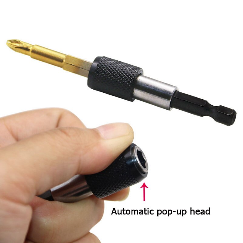 1/4 Inch Red Hexagonal Handle Batch Head Extension Rod Magnetic Screwdriver Quick Release Self-locking Extension Rod 60/100/150mm 2025 - $12.99 –P5