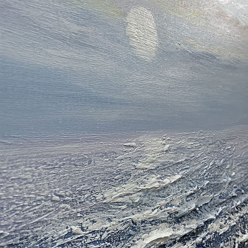 Pintura a óleo pintada à mão à mão arte da parede pôr do sol marinha pintura a óleo moderna textura abstrata decoração para casa decoração lona enrolada sem moldura não esticada de 2026 por $94.99 –P5