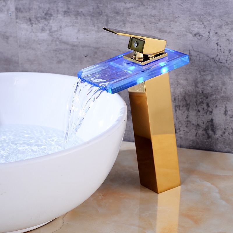 Robinet lavabo - Jet pluie Plaqué Set de centre Mitigeur un trouBath Taps / Laiton de 2025 ? $113.99 –P3