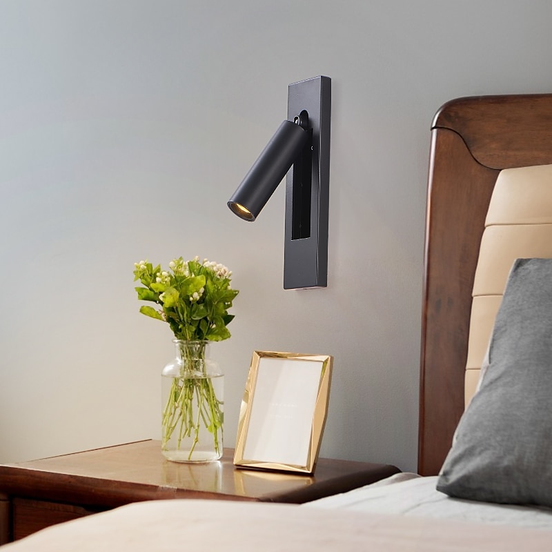 nordischer stil strahler led innenwandleuchte wohnzimmer schlafzimmer metall wandleuchten 110-240 v 3 w 2025 - $71.99 –P1
