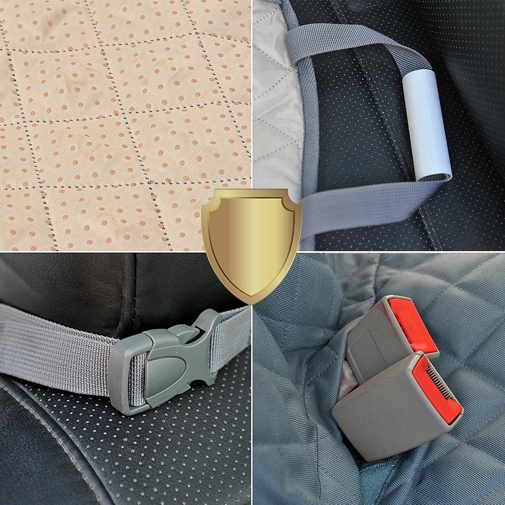 hond auto bekleding waterdicht huisdier reizen hond carrier hangmat auto achter achterbank beschermer mat veiligheid carrier voor honden 2026 - $80.99 –P9