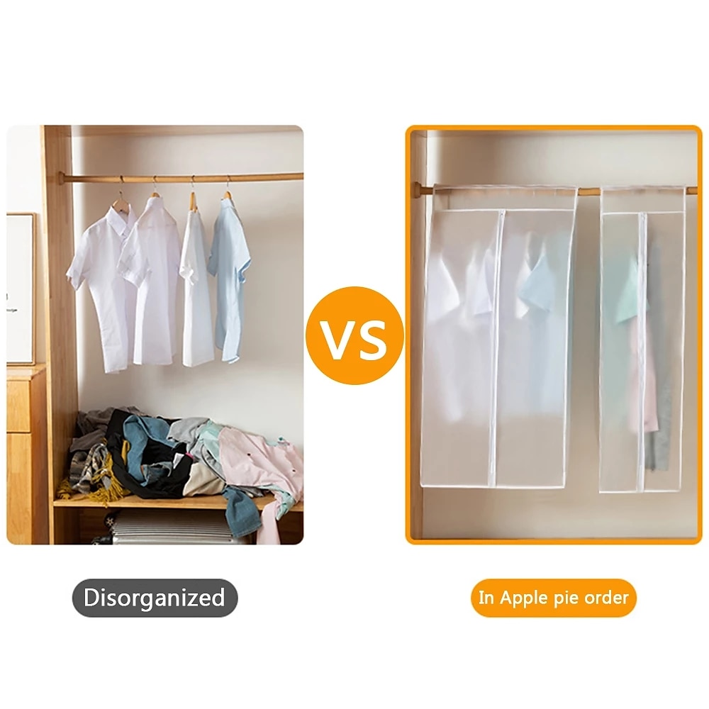 Dust covers for online clothes hangers