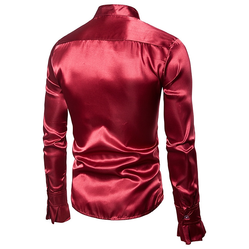 Retro Vintage Rococó Vitoriano Blusa / Camisa Baile de Máscara Príncipe Colarinho Chinês Homens Baile de Máscaras Festa / Noite Carnaval de Veneza Adulto Blusa de 2025 por $24.99 –P6