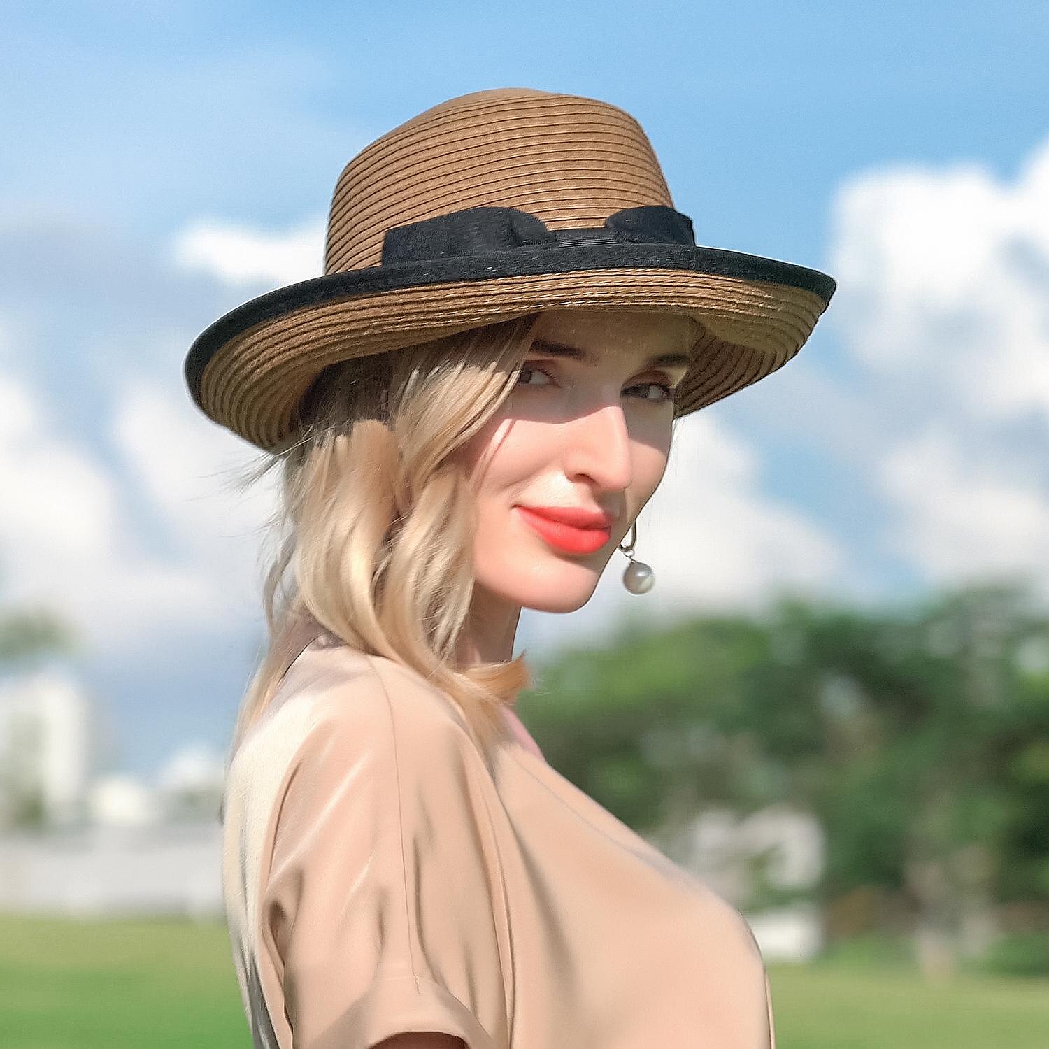 Bohème Plage Paille avec Bloc de Couleur 1 pc Fête / Soirée / Décontractée Casque de 2025 ? $13.49 –P3