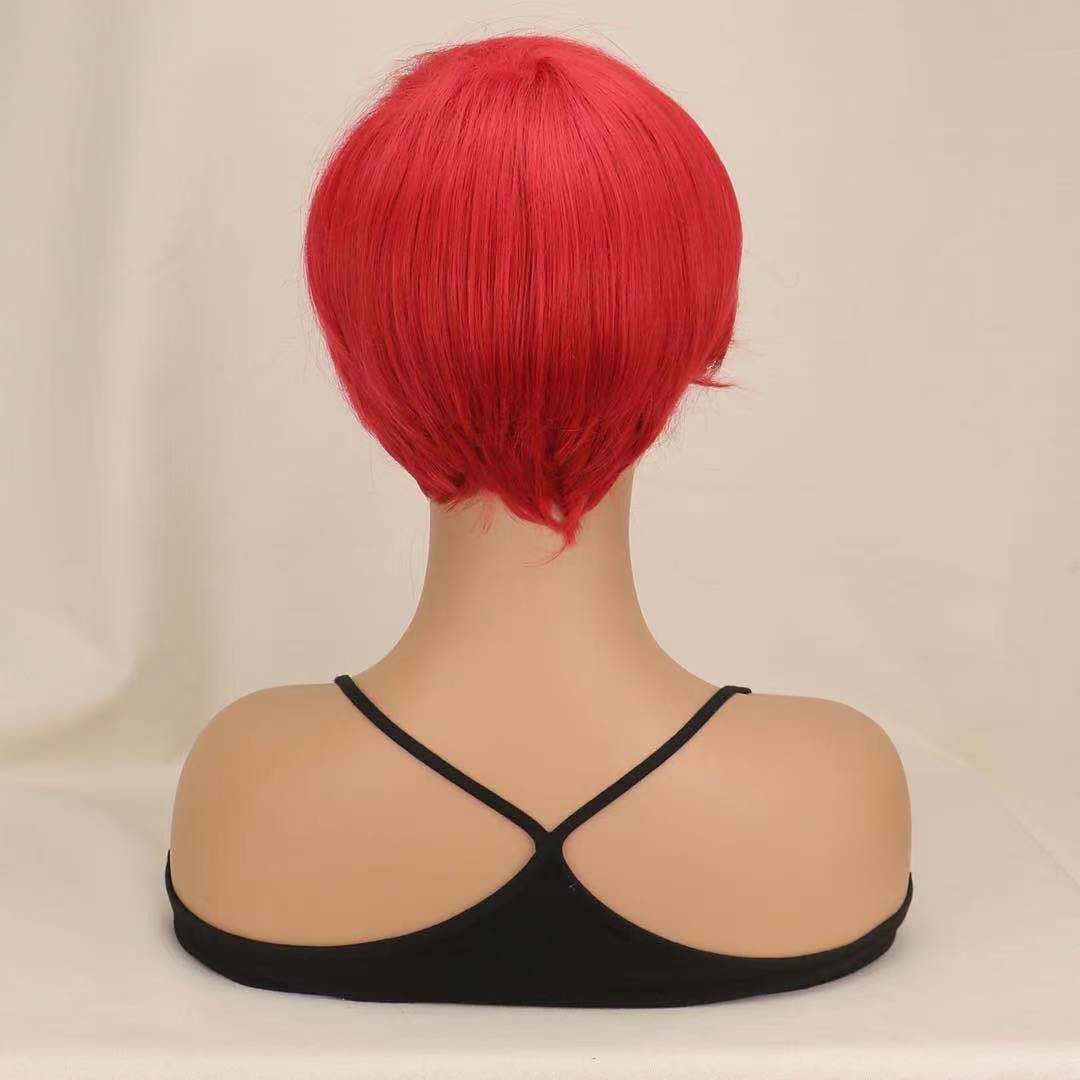 Wine Wigs for Women Synthetic Wig Curly Bouncy Curl Asymmetrical Wig Short Wine Red Synthetic Hair Burgundy Wigs for Black Women Christmas Party Wigs 2025 - $23.99 –P4