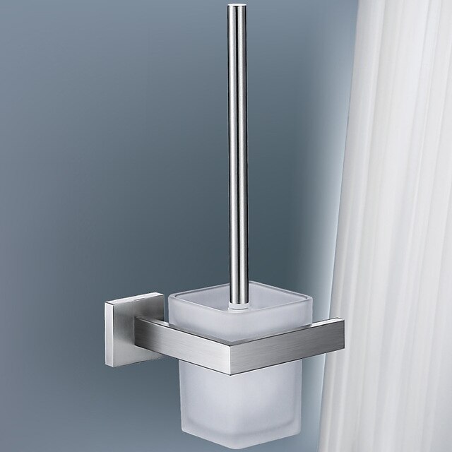 scopino per WC con supporto, scopino per WC in acciaio inox a parete in ceramica verniciato gommato e supporto per bagno del 2025 a $39.99 –P2