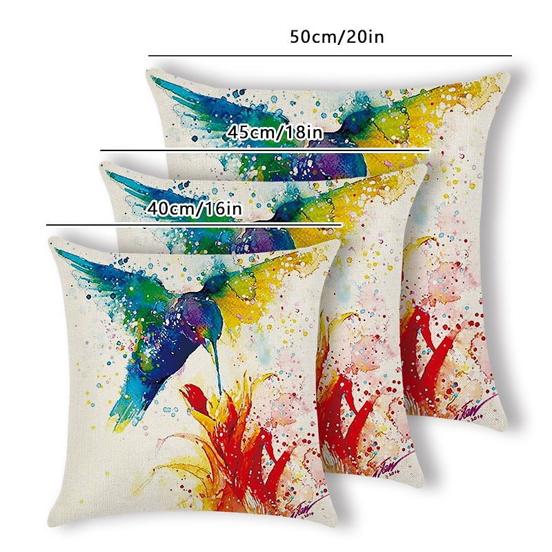 housse de coussin 1pc doux décoratif carré jeter taie d'oreiller taie d'oreiller pour canapé chambre qualité supérieure lavable en machine pack de 1 faux lin coussin pour canapé canapé lit chaise de 2025 ? $8.99 -P1