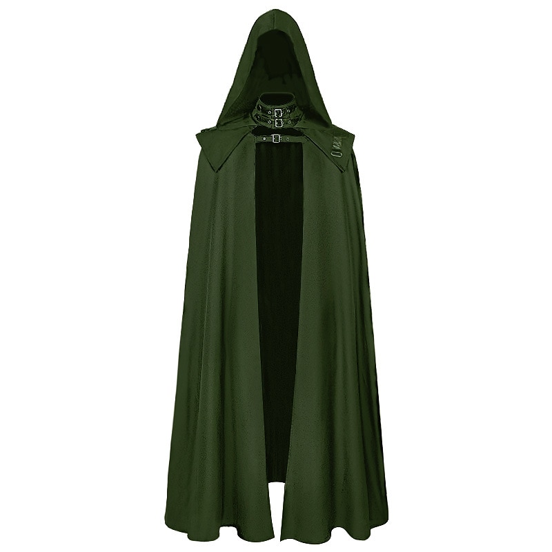Retrò Vintage Punk & Gotico Medievale Mantello Fiera del Ren Strega Medico della peste Vichingo Tinta unica Per uomo Per donna Unisex Vichingo Fantasia Notte di Valpurga Mascherata Feste Adulti del 2025 a $46.99 –P5