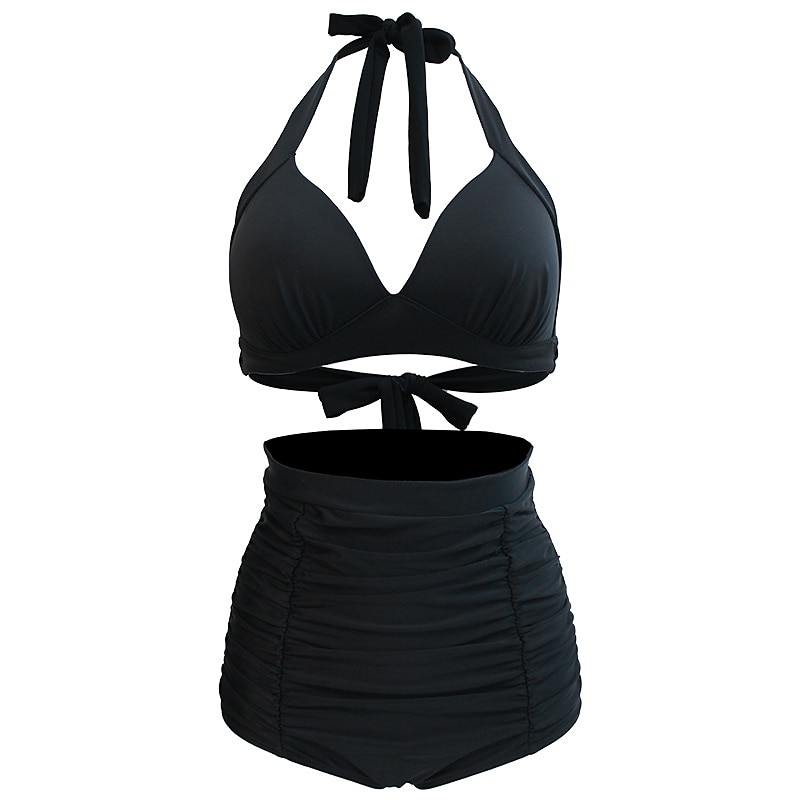 Polka Dot Retro / vintage Femtiotal Badkläder Bikini Baddräkt Maskeradkläder Dam Maskerad Fest / afton Möhippa Vuxna Topp Shorts 2025 - $40.99 –P5