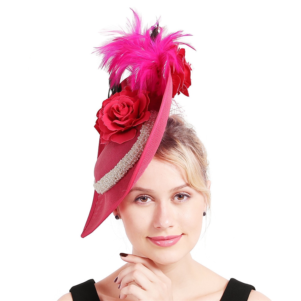 Elegante Retro Antiguo Tocados Ropa de Fiesta Sombrero fascinador Disfraz Mujer Mascarada Fiesta / Noche Despedida de Soltera Adulto Para la Cabeza 2026 - $37.99 –P11
