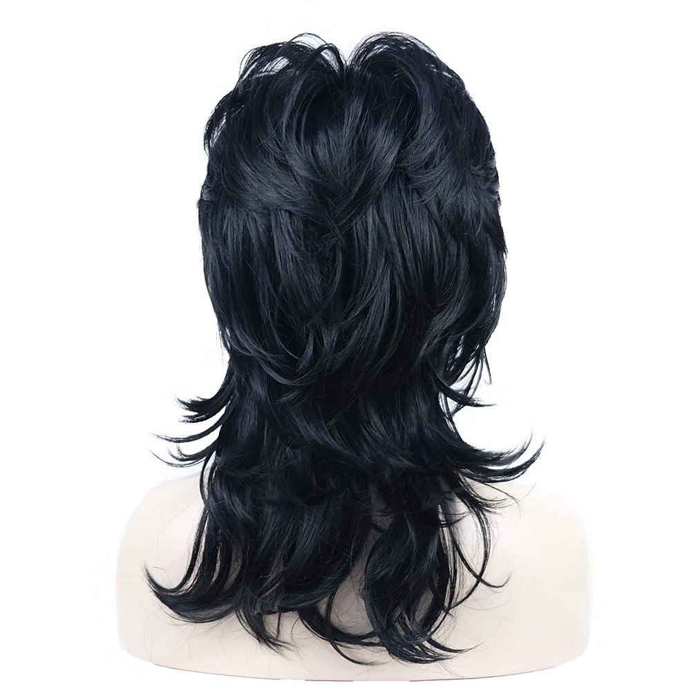 shaggy couches perruque longueur d'épaule femmes perruque avec une frange de cheveux perruque de cheveux synthétiques de qualité supérieure pour les femmes de 2025 ? $28.99 –P12