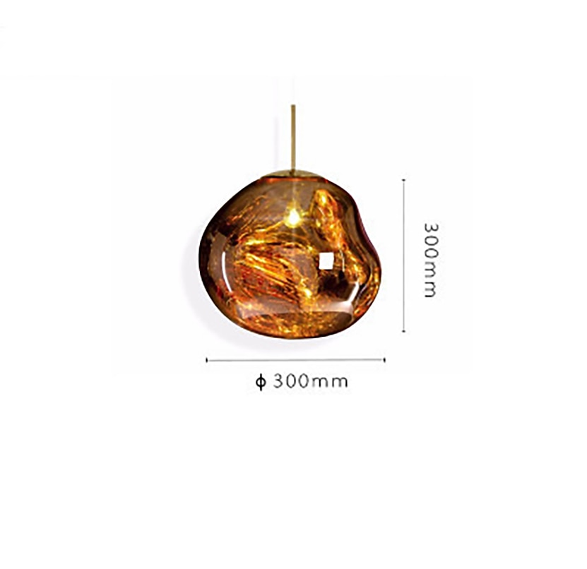 20 cm Design unico Luci Pendenti Metallo Bicchiere LED Stile nordico 110-240 V del 2025 a $185.99 –P6