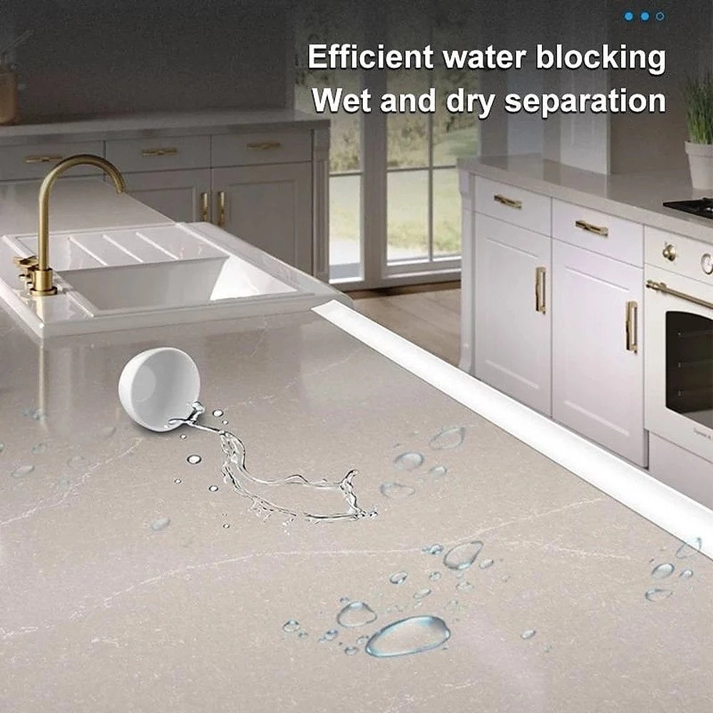 Silicone Bathroom Water Stopper Self-Adhesive Water Retaining Strip Bendable Bathroom Door Washing Machine Shower Dam Barrier 2025 - $9.99 –P6